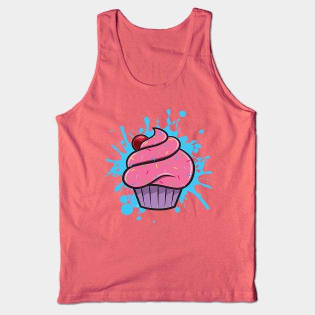 Cupcake Tank Top by ToddTheFoxArt182